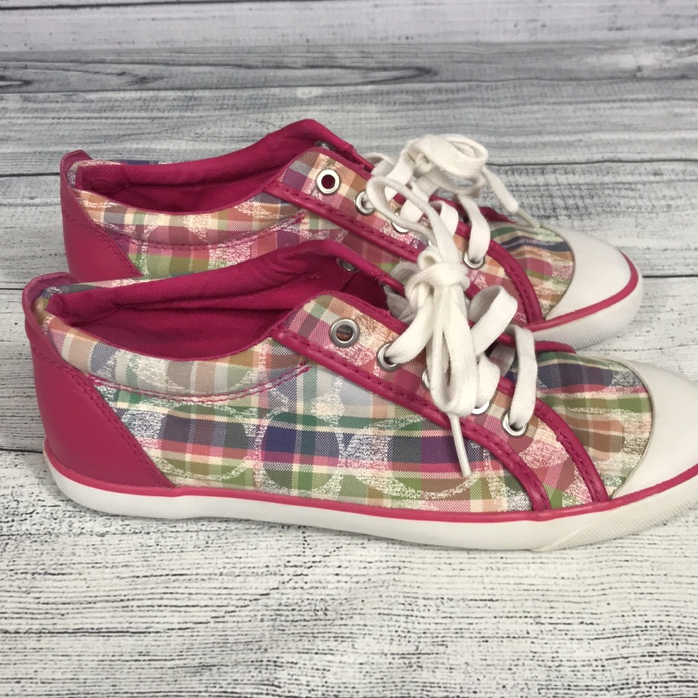 COACH Barrett Logo Women’s Sneakers Size 7B - Picture 9 of 9